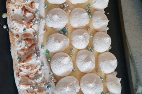 Cliquez pour zoomer ! Bûche au citron meringuée Thermomix par lacigale84
