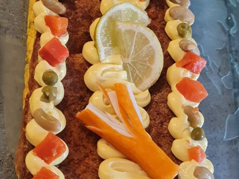 Cliquez pour zoomer ! Terrine de macédoine et surimi Thermomix par lacigale84