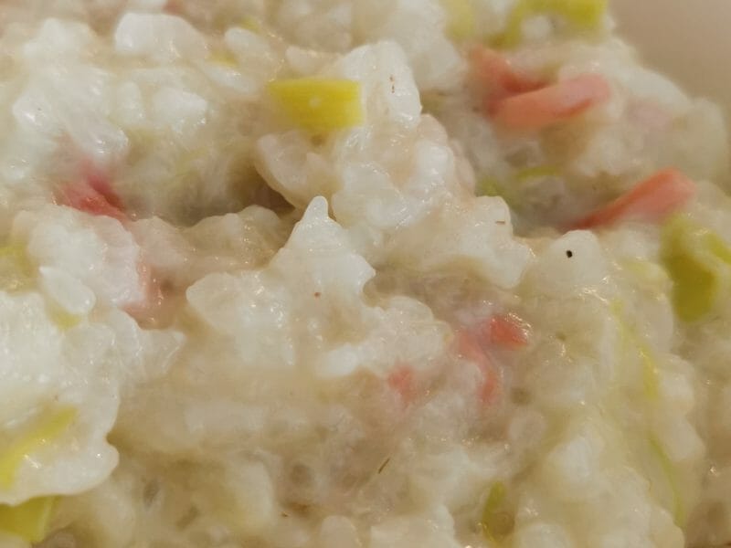 Cliquez pour zoomer ! Risotto poireaux et lardons Thermomix par coralie_65
