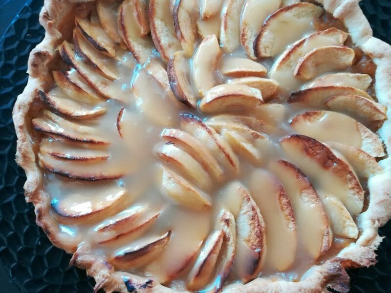 Cliquez pour zoomer ! Tarte pom’pote et caramel beurre salé Thermomix par collyflower