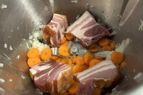 Cliquez pour zoomer ! Lentilles et ses saucisses Thermomix par ninoualex