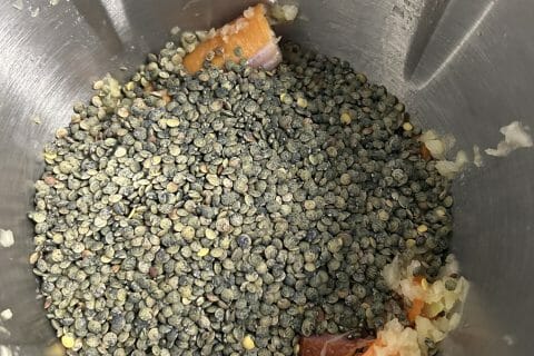 Cliquez pour zoomer ! Lentilles et ses saucisses Thermomix par ninoualex