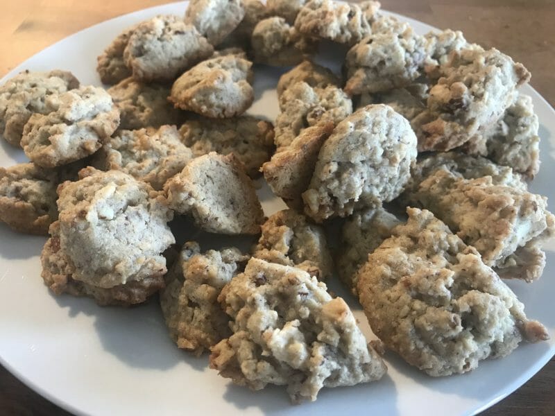 Cliquez pour zoomer ! Cookies amandes et noix Thermomix par mathgeo