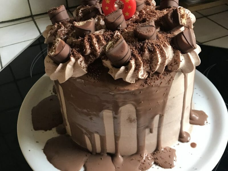 Cliquez pour zoomer ! Layer cake Kinder Bueno Thermomix par Lecla