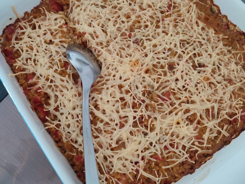 Cliquez pour zoomer ! Gratin de boulgour à l’orientale Thermomix par joceChinaillon74