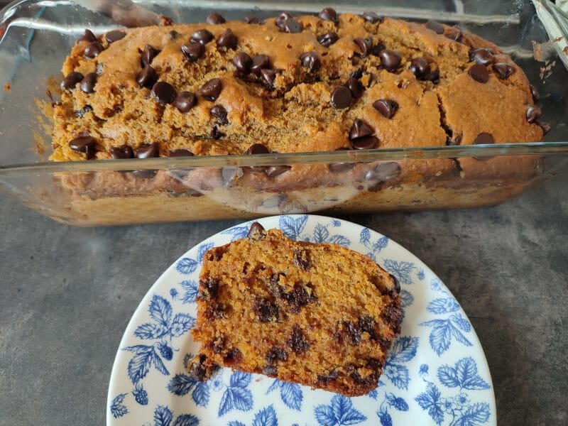 Cliquez pour zoomer ! Banana bread à la patate douce Thermomix par joceChinaillon74
