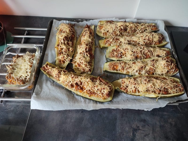 Cliquez pour zoomer ! Courgettes farcies à la viande hachée Thermomix par joceChinaillon74