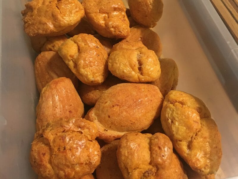 Cliquez pour zoomer ! Madeleines au chorizo Thermomix par Kassandra