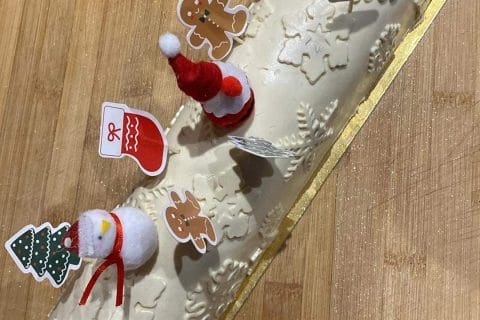 Cliquez pour zoomer ! Bûche vanille praliné Thermomix par Giulyan57