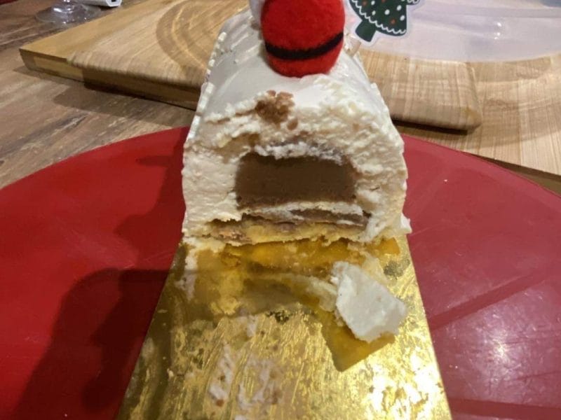 Cliquez pour zoomer ! Bûche vanille praliné Thermomix par Giulyan57