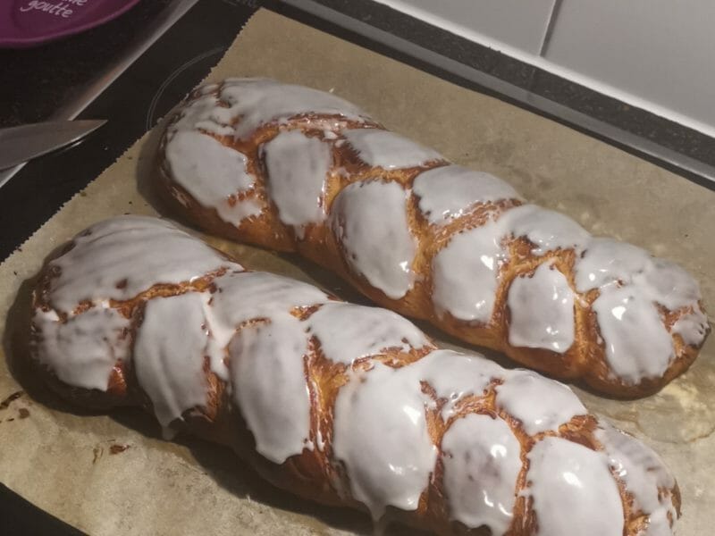 Cliquez pour zoomer ! Brioche tressée à la mie filante Thermomix par laetitia2226
