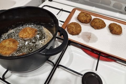 Cliquez pour zoomer ! Menchi-katsu – Boeuf haché pané Thermomix par aiyana