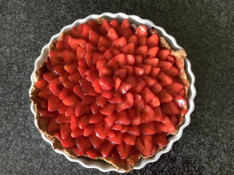 Cliquez pour zoomer ! Tarte aux fraises Thermomix par k243