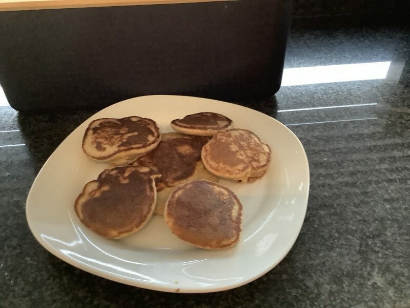 Cliquez pour zoomer ! Pancakes healthy flocons d’avoine et banane Thermomix par k243