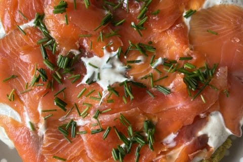 Cliquez pour zoomer ! Galette de légumes et saumon fumé Thermomix par Grenouille01