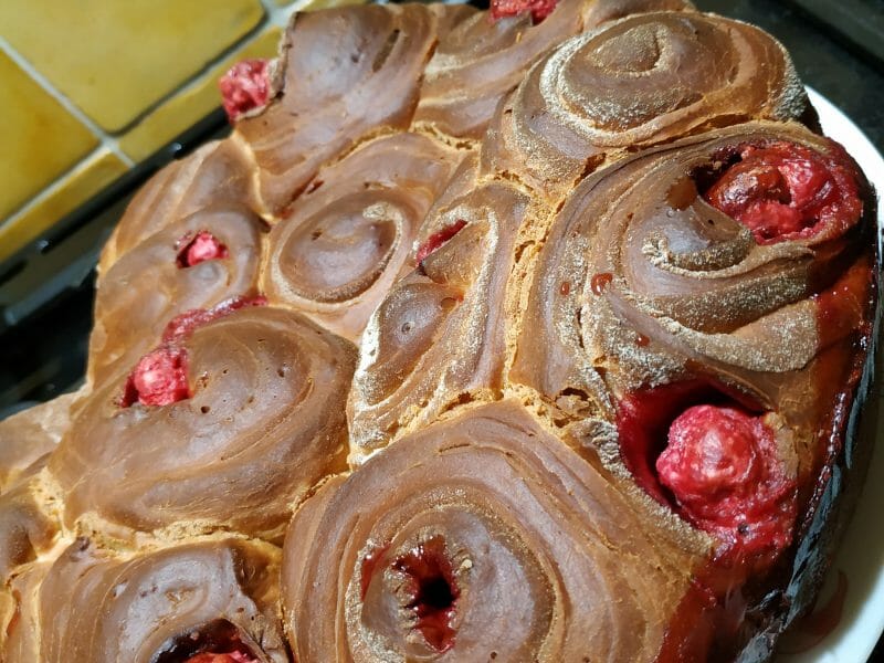 Cliquez pour zoomer ! Brioche aux pralines roses Thermomix par Lastg