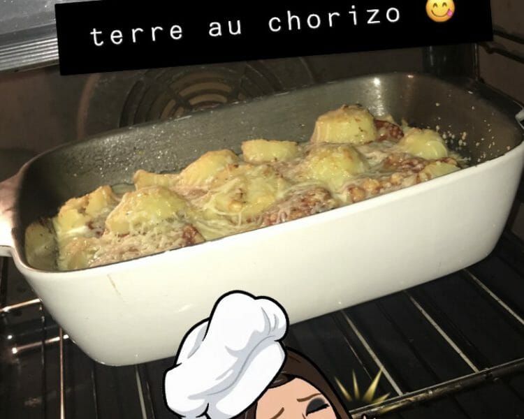 Cliquez pour zoomer ! Gratin de pommes de terre au chorizo Thermomix par laura.h
