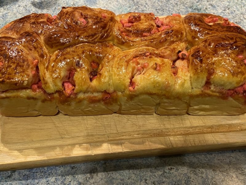 Cliquez pour zoomer ! Brioche aux pralines roses Thermomix par cecile1810