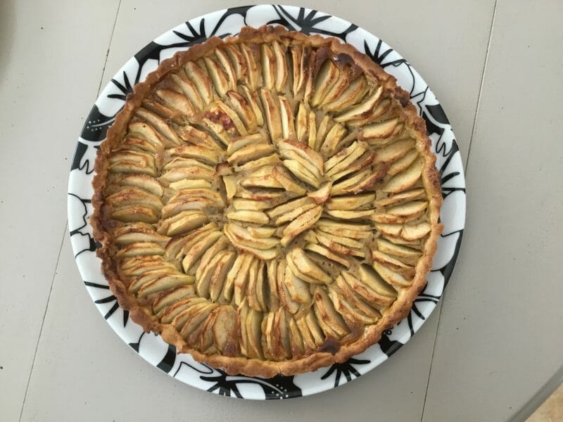 Cliquez pour zoomer ! Tarte aux pommes alsacienne Thermomix par laplume34