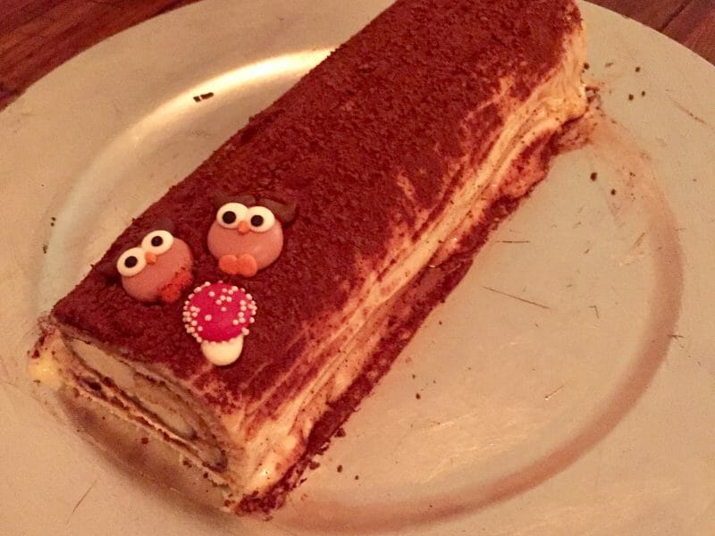 Cliquez pour zoomer ! Bûche Tiramisu Thermomix par pamboz