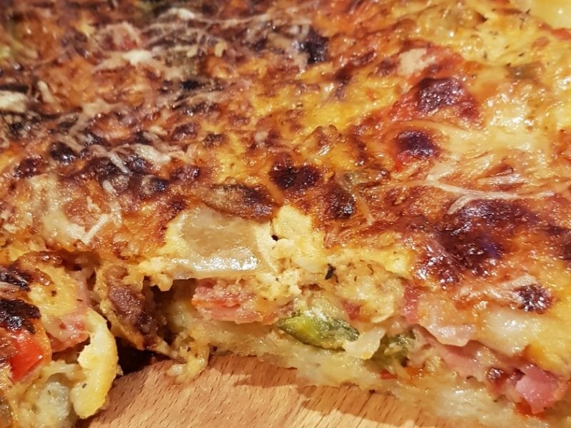 Cliquez pour zoomer ! Tarte salée aux légumes d’été Thermomix par joelle08