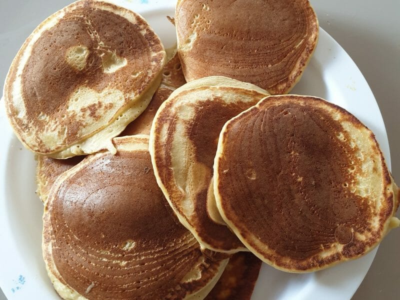 Cliquez pour zoomer ! Pancakes à la banane Thermomix par bidouloun