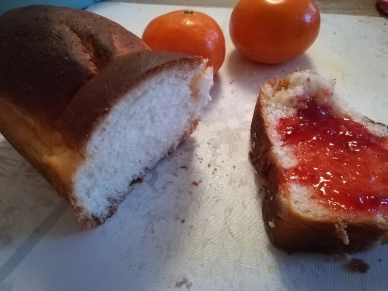 Cliquez pour zoomer ! Brioche sans beurre, sans oeufs Thermomix par cookowel