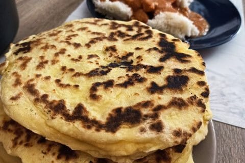 Cliquez pour zoomer ! Naans au fromage Thermomix par cookowel