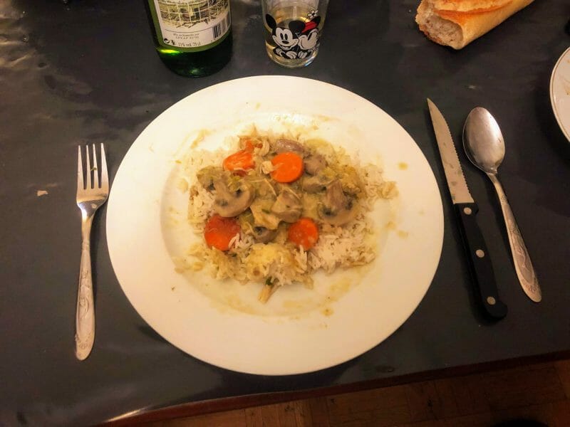 Cliquez pour zoomer ! Blanquette de dinde au bleu d’auvergne Thermomix par Cassius Pignon