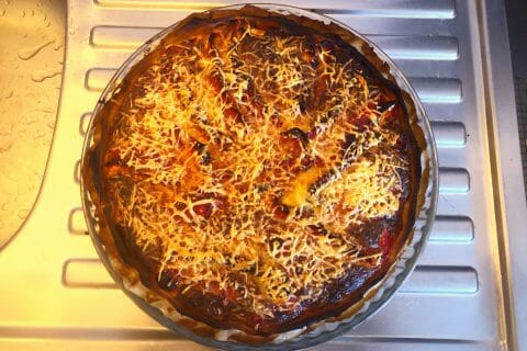 Cliquez pour zoomer ! Quiche poivrons et chorizo Thermomix par Cassius Pignon