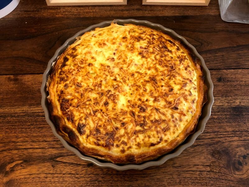 Cliquez pour zoomer ! Tarte aux poireaux Thermomix par Cassius Pignon