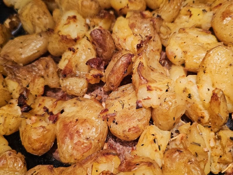 Cliquez pour zoomer ! Smashed potatoes Thermomix par niass92