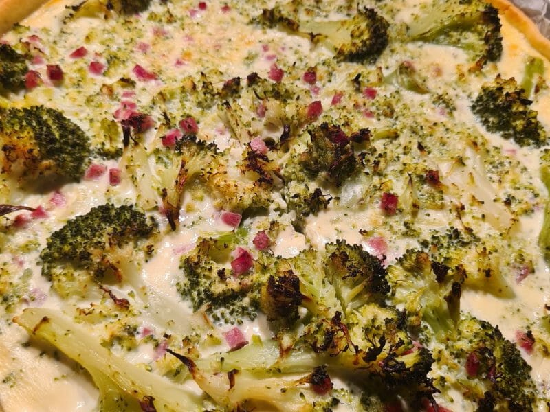 Cliquez pour zoomer ! Quiche au brocoli et jambon Thermomix par niass92