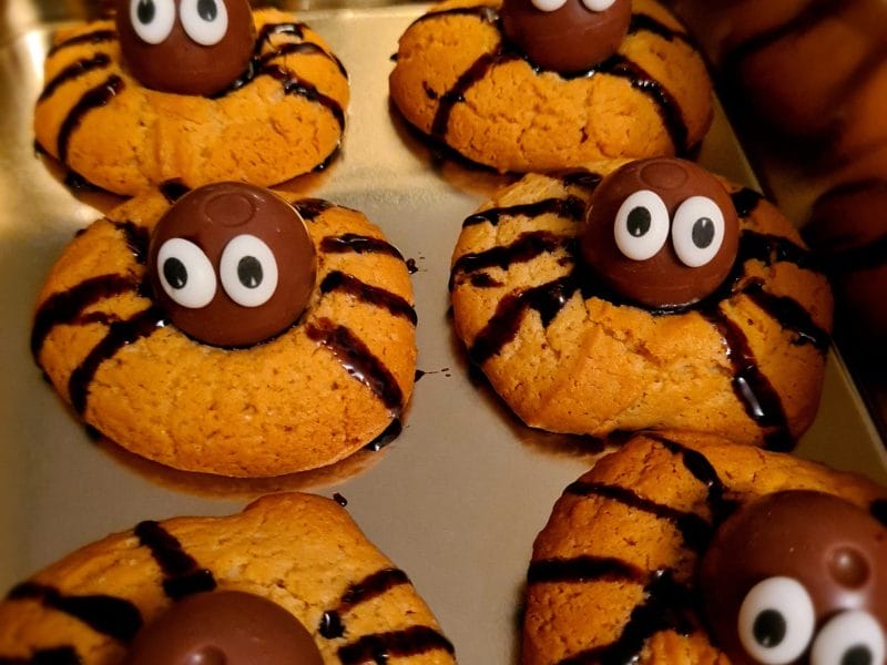Cliquez pour zoomer ! Spider cookies – cookies araignées Thermomix par niass92