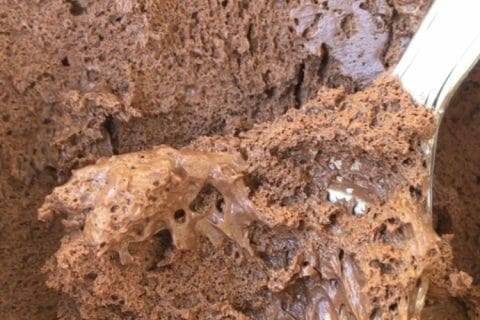 Cliquez pour zoomer ! Mousse au chocolat au jus de pois chiche Thermomix par mama410