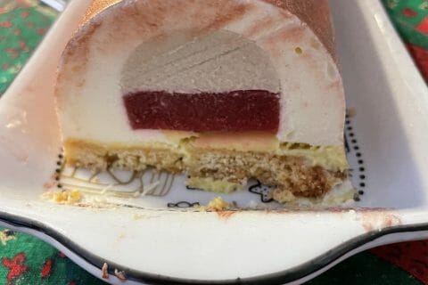 Cliquez pour zoomer ! Bûche citron et framboises Thermomix par sabje