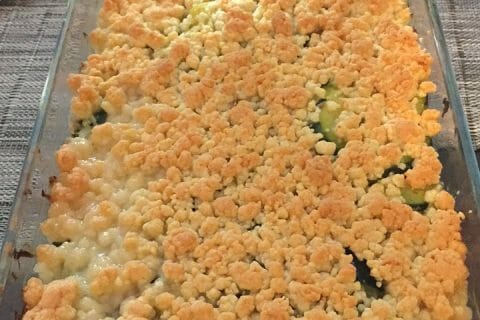 Cliquez pour zoomer ! Crumble poulet, courgettes et parmesan Thermomix par Flo
