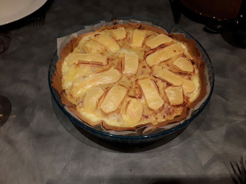 Cliquez pour zoomer ! Tarte aux pommes de terre et lardons Thermomix par Sophie31