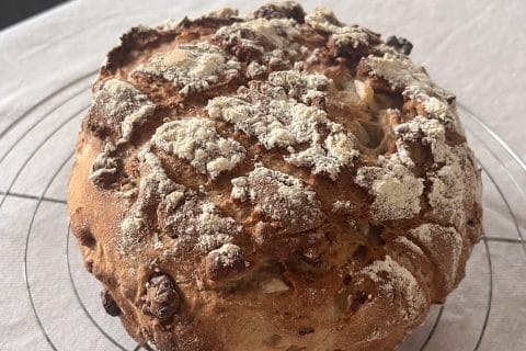 Cliquez pour zoomer ! Pain au cidre et à la pomme Thermomix par Gégé