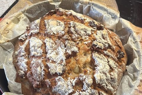 Cliquez pour zoomer ! Pain au cidre et à la pomme Thermomix par Gégé