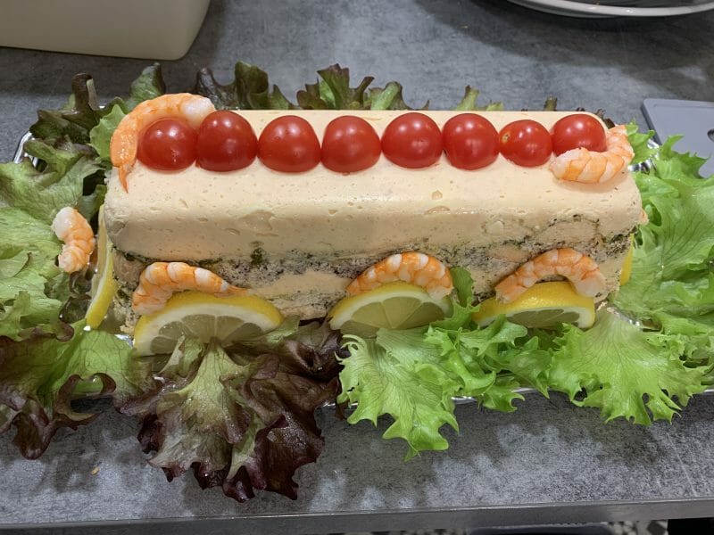 Terrine de saumon frais et fumé au Thermomix Cookomix