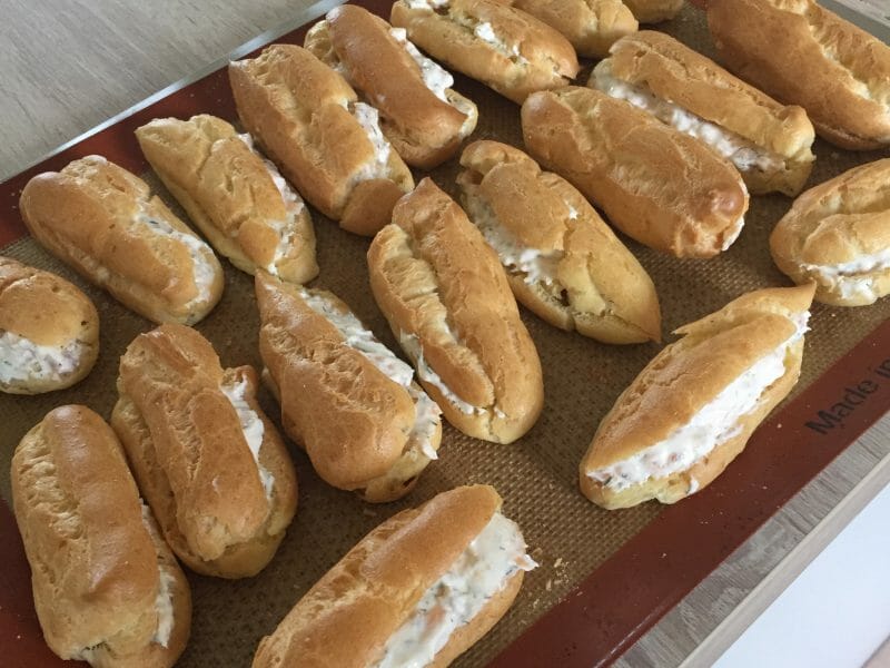 Cliquez pour zoomer ! Mini éclairs au saumon fumé Thermomix par elodie_187