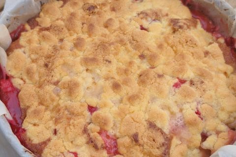 Cliquez pour zoomer ! Crumb cake aux prunes Thermomix par g6k06