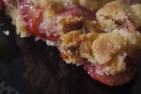 Cliquez pour zoomer ! Crumb cake aux prunes Thermomix par g6k06