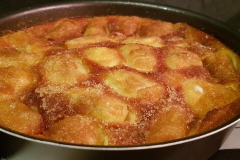 Cliquez pour zoomer ! Flognarde aux pommes (clafoutis aux pommes) au Thermomix