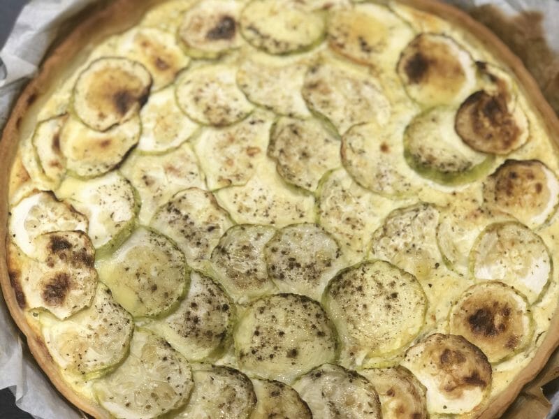 Cliquez pour zoomer ! Tarte courgettes et ricotta Thermomix par marine_141