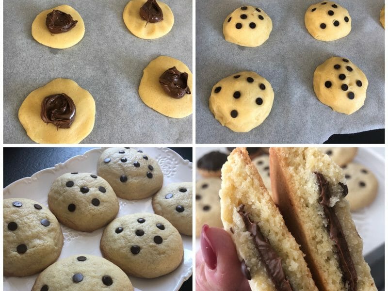 Cliquez pour zoomer ! Cookies fourrés au nutella Thermomix par marine_141