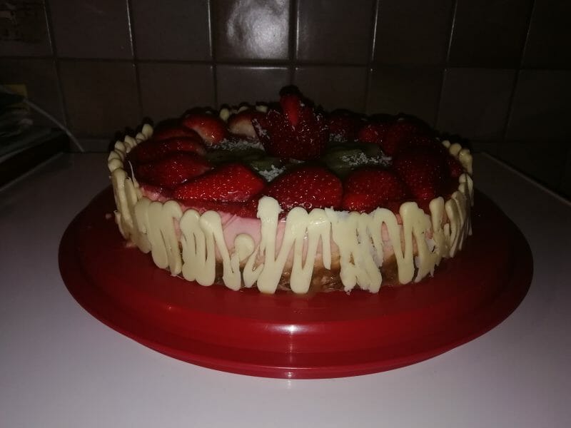 Cliquez pour zoomer ! Bavarois aux fraises Thermomix par kiltilydiekreyasion