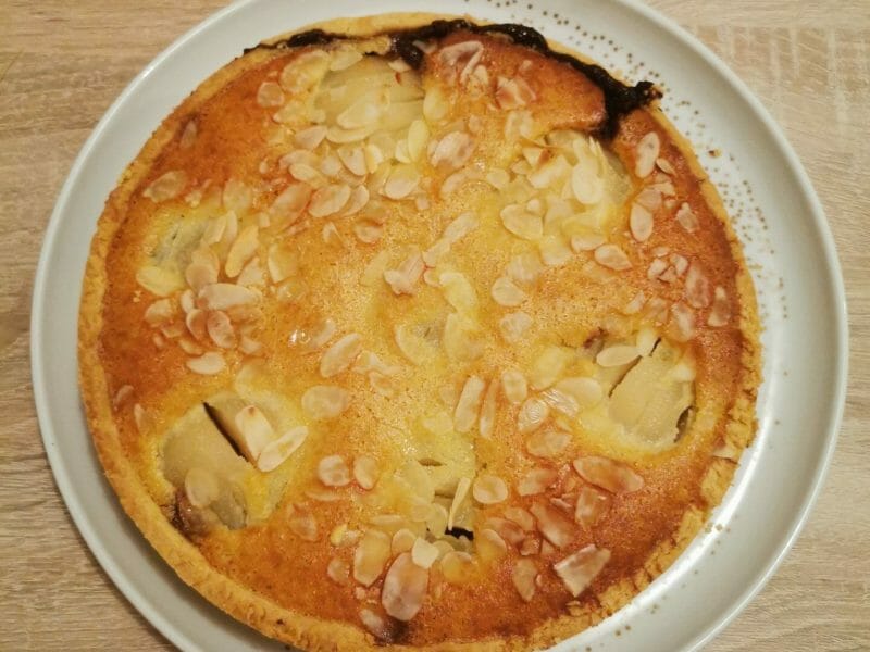 Cliquez pour zoomer ! Tarte aux poires sur lit de chocolat Thermomix par laure_54