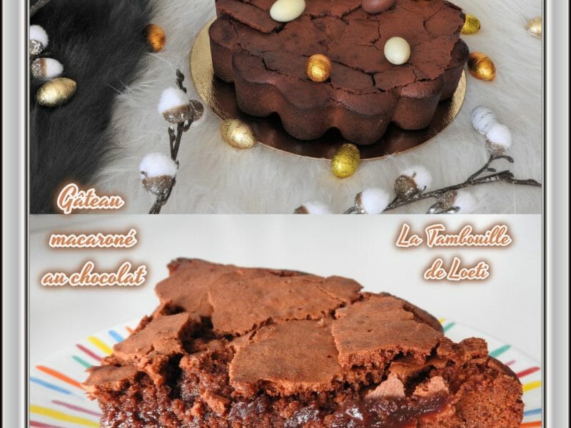 Cliquez pour zoomer ! Gâteau macaroné au chocolat Thermomix par Loetitia